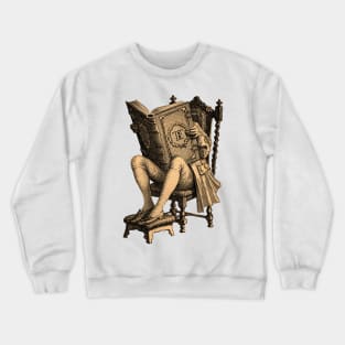 Ex LibrisThe Inveterate Reader Crewneck Sweatshirt